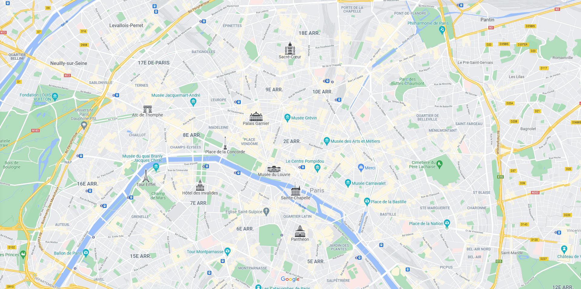 Maps Paris 2